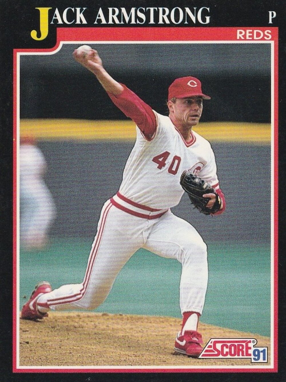 Jack Armstrong - Score '91 MLB Baseball Card